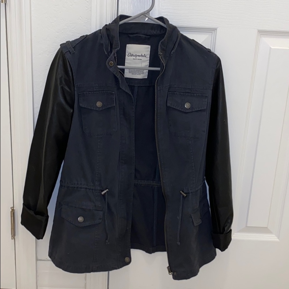 aero denim/leather jacket.Small, $15 or negotiate!